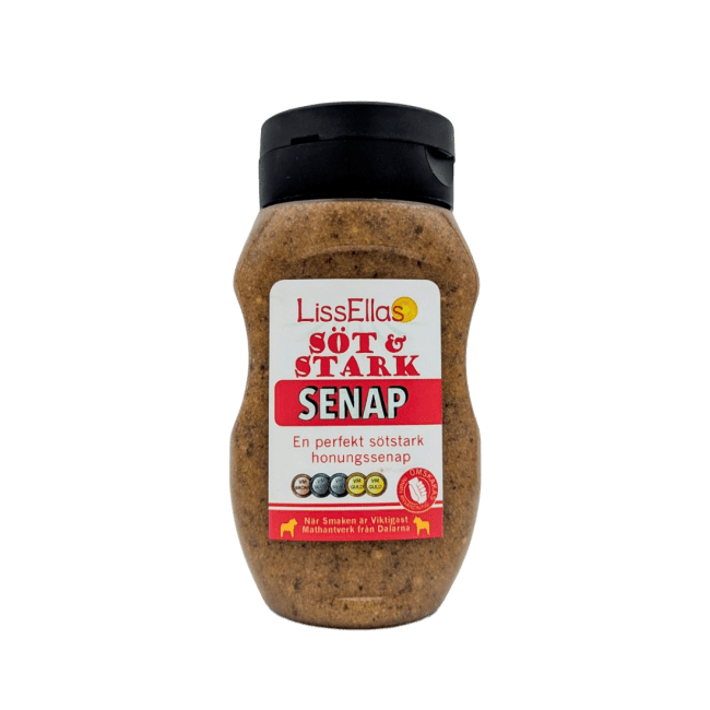 Søt & Sterk sennep 300g plastflaske, LissEllas