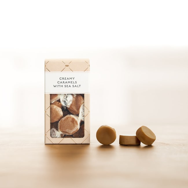 Creamy Caramels with sea salt Tiny 60g, Karamel Kompagniet