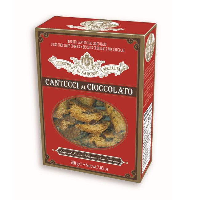Cantuccini Chocolate Chips 200g Window box, Lazzaroni