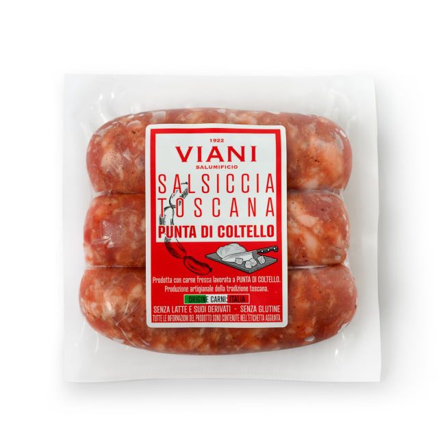 Salsiccia punta di coltello 300g, Viani