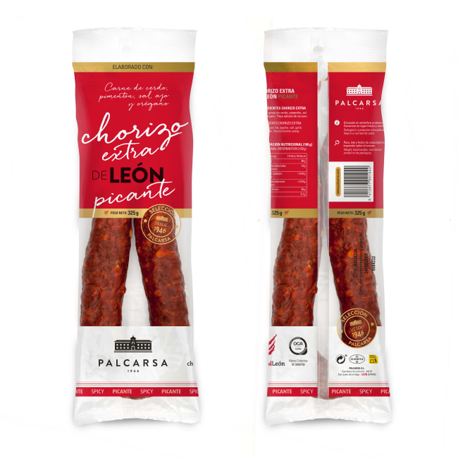 Chorizo León Picante 325g Palcarsa