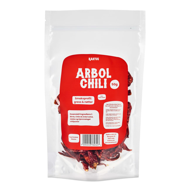 Dried Chili Arbol 50g, Kaktus