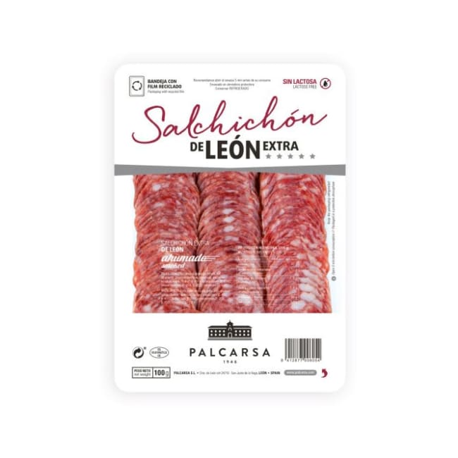 Salchichon Extra León 100g oppskåret, Palcarsa