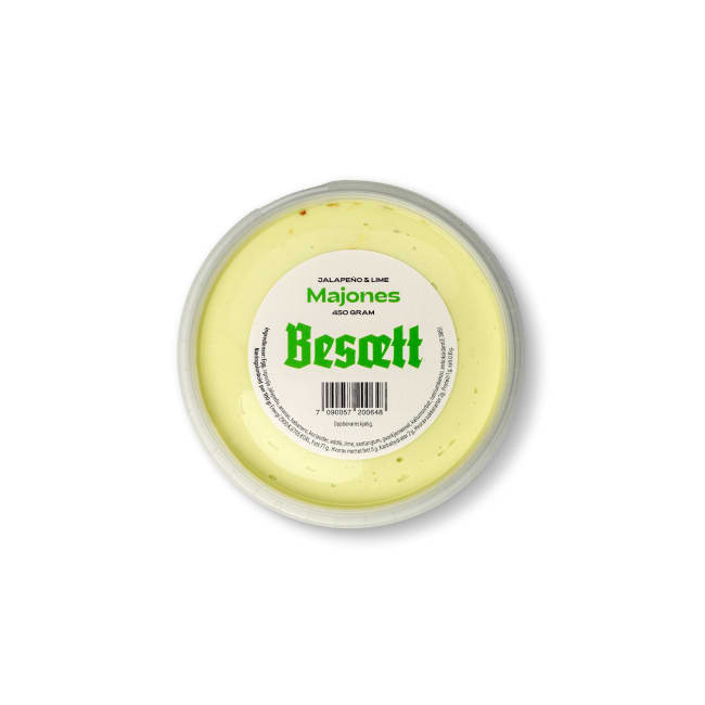 Besætt Jalapeños Majones 450g