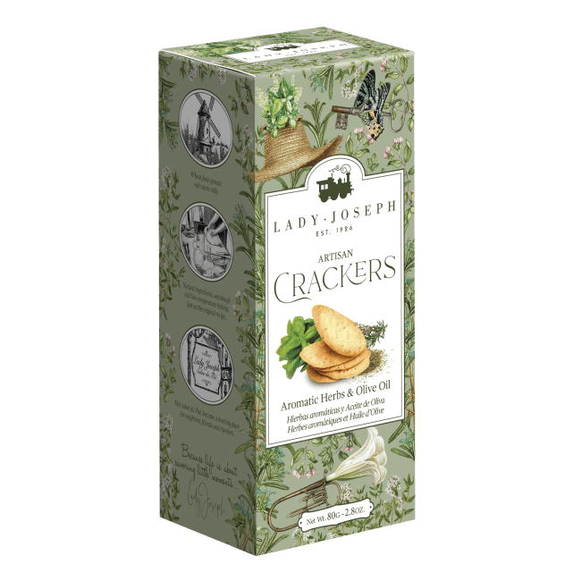 Aromatic herbs crackers 100g, Lady Joseph