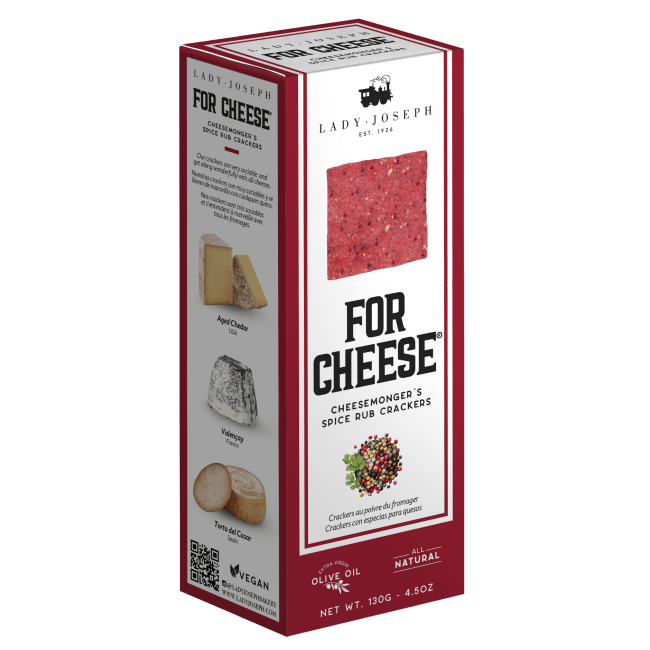 Cheesemonger's spice rub cracker 130g, Lady Joseph