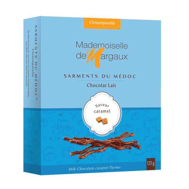 Sarment du Medoc Melkesjokolade med karamell 125g, Margaux