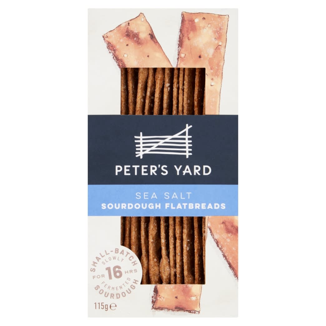 Sea Salt Sourdough Flatbreads 115g, Peters Yard