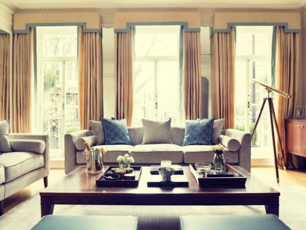Made to measure curtains in wide range of fabrics, headings