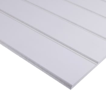 9mm Moisture Resistant MDF Bead & Butt Wall Panelling Sheet 101.6mm Centres 2440mm x 1220mm (8' x 4')
