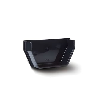 114mm Square Internal Stop End Black