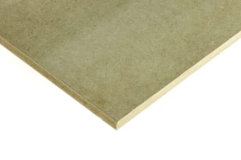 corner of 18mm moisture resistan mdf