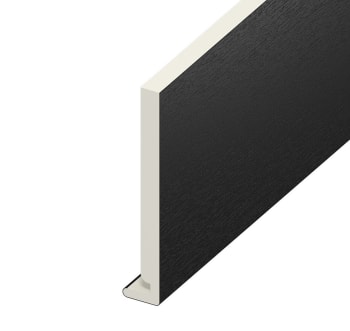 16mm Plain Black Ash Fascia Board 150mm x 5m