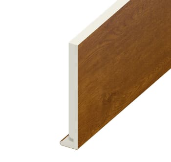 16mm Plain Golden Oak Fascia Board 250mm x 5m