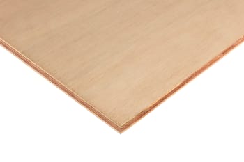 Corner of 18mm marine plywood 