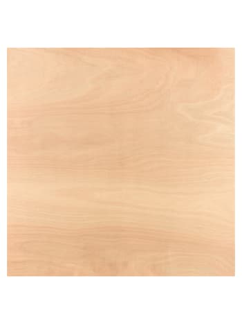 front face of 18mm marine plywood 