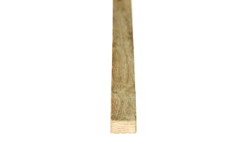 head on view of 1.5x0.75 sawn treated timber