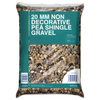 20mm Non Decorative Pea Shingle/Gravel Bag (25kg)