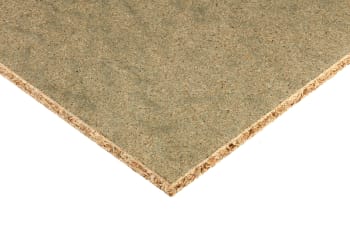 Corner of 22mm P5 Moisture Resistant Chipboard 