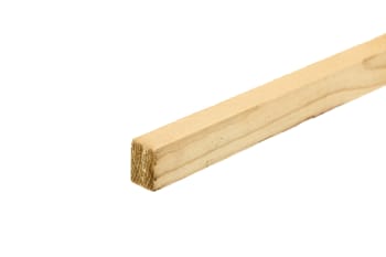 angled side view of 1.5x1 sawn treated timber