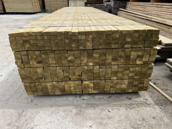 head on view of 2x1 timber pack