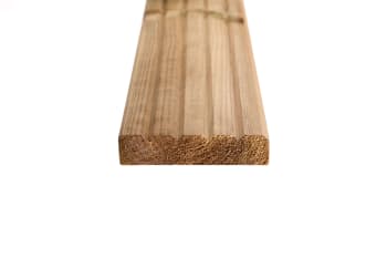 32mm x 125 decking end grooved smooth