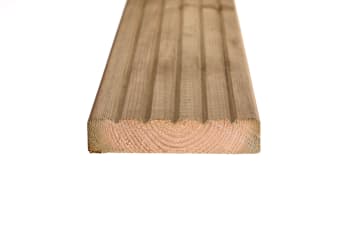38mm x 150 decking end grooved smooth
