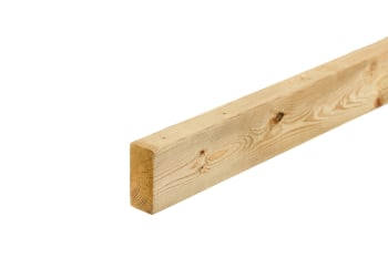 angled side view of 4x2 sawn treated timber