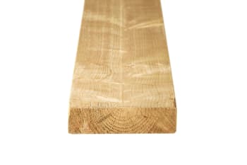 head on view of 7x2 sawn treated timber