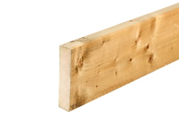 angled side view of 8x2 sawn treated timber