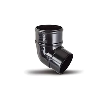 68mm Downpipe Offset Bend 112.5 Degree Black