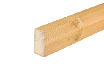 angled side view of 6x3 sawn treated timber