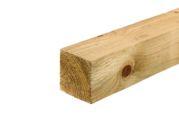 top of incised wooden fence epost