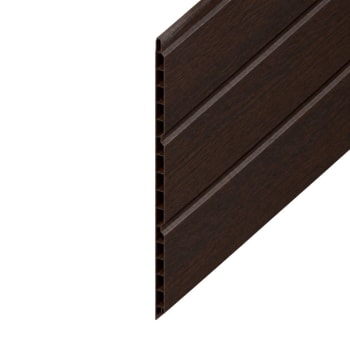 9mm hollow soffit board 300mm x 5m rosewood
