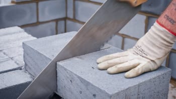 cutting celcon blocks