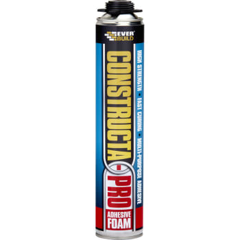 front of everbuild constructa pro adhesive foam gun grade 750ml