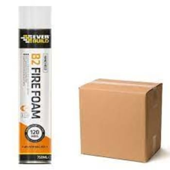 box of everbuild b2 fire rated expanding foam hand held