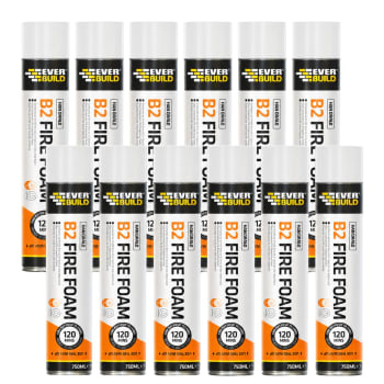 Everbuild B2 Fire Rated Expanding Foam Hand Held 750ml - Box of 12