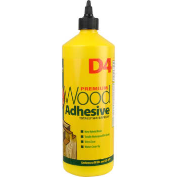 front of everbuild d4 wood glue 1l