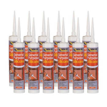 box of everbuild general purpose silicone white 280ml