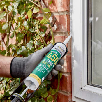 using everbuild premium+ silicone on interior window