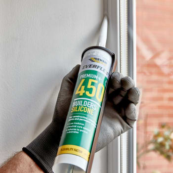 using everbuild premium+ silicone on exterior window