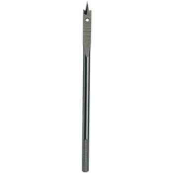 vertical view of flat wood drill bit