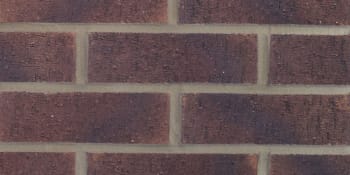 Installed Forterra Facing Brick Burghley Red Rustic Brick