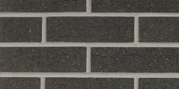 Installed Forterra Facing Brick Carbon Black Rustic Brick