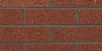 Installed Forterra Facing Brick County Red Rustic Brick