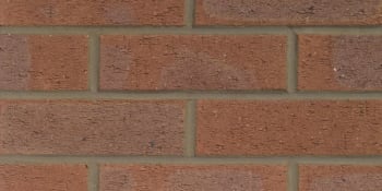Installed Forterra Facing Brick Old English Rose Rustic Brick