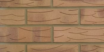 Installed Forterra Facing Brick Sherwood Buff Mixture Brick