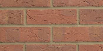 Installed Forterra Facing Brick Sunset Red Brick