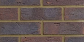 Installed Forterra Facing Brick Village Russet Red Mixture Brick